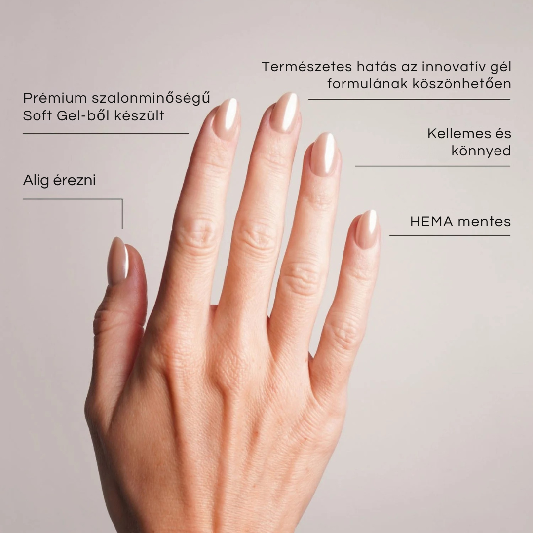 Keslian Prémium Soft Gel Press-On Műkörmök