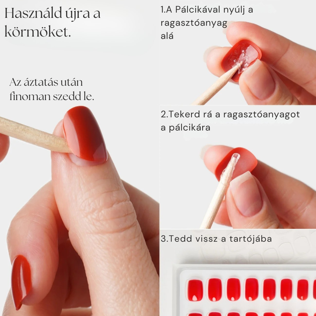 Keslian Prémium Soft Gel Press-On Műkörmök