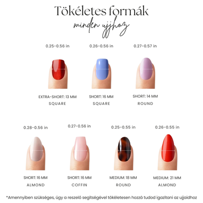 Keslian Prémium Soft Gel Press-On Műkörmök