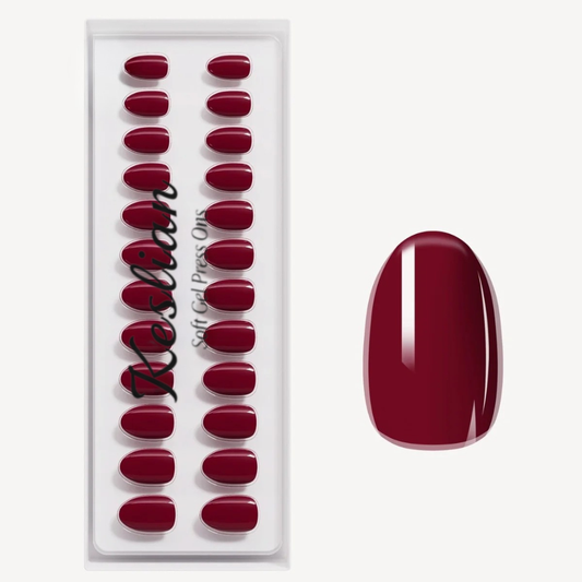 Love Paris Short Round Soft Gel Press Ons