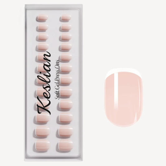Classic French Extra Short Square Soft Gel Press Ons