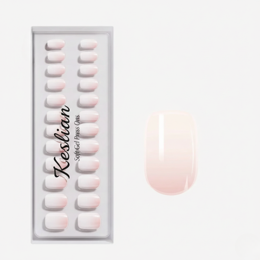 Babyboomer Short Square Soft Gel Press Ons