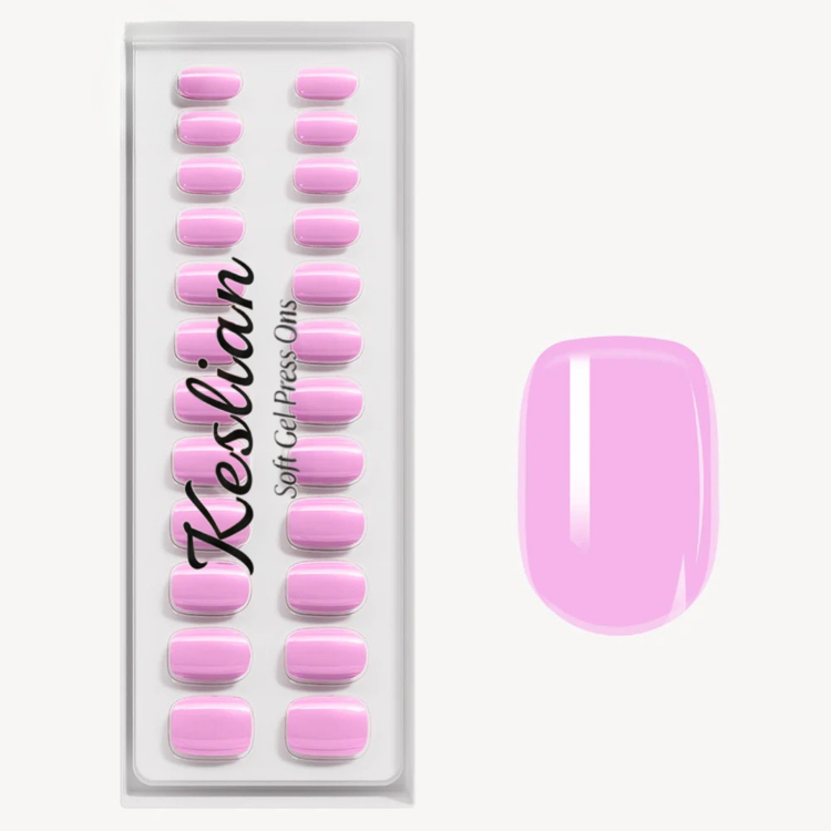 Barbie Girl Extra Short Square Soft Gel Press Ons