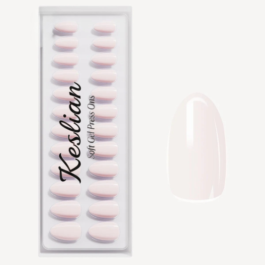 Pillow Talk Short Almond Soft Gel Press Ons