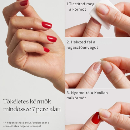 Baby Blue Short Round Soft Gel Press Ons